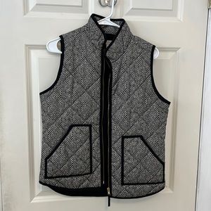 J Crew factory herringbone vest. Size small